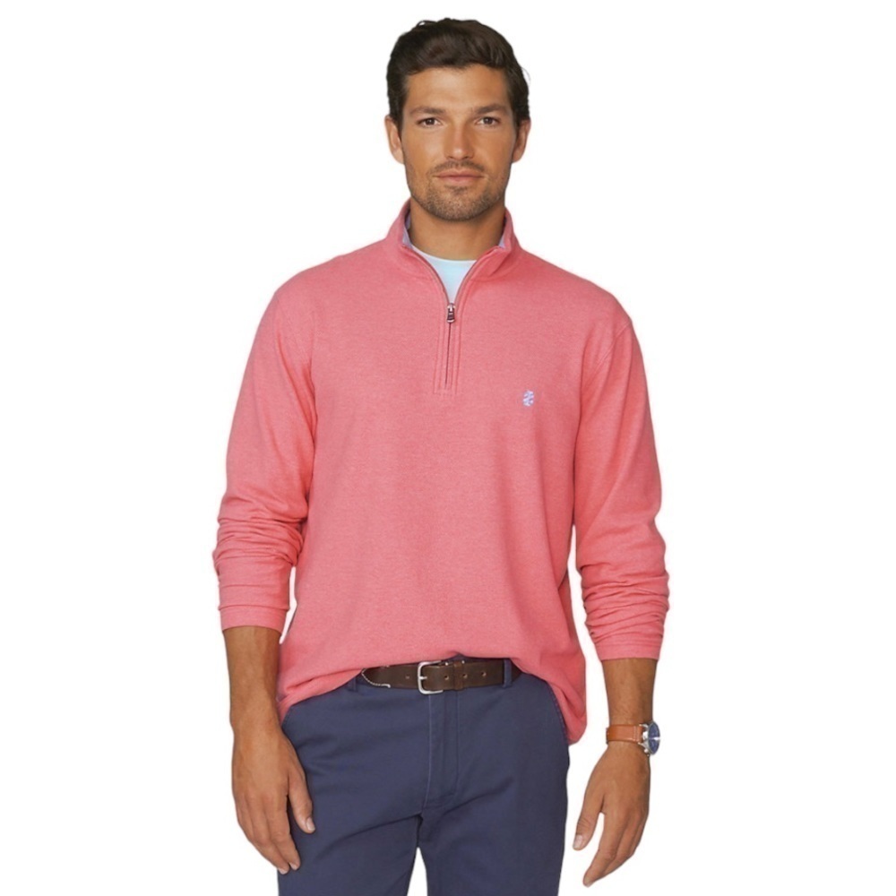 NWT Men's IZOD Classic Quarter- Zip Pullover Size XXL